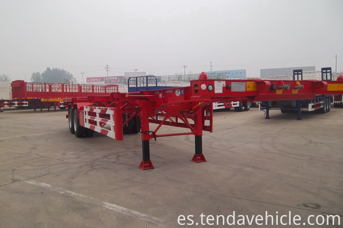 20ft Container Skeleton Chassis Trailer